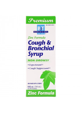 Boericke & Tafel, Cough & Bronchial Syrup, Zinc Formula, 8 fl oz