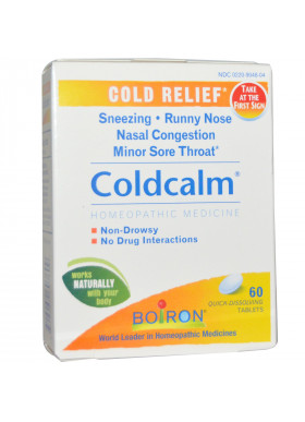 Boiron, Coldcalm, Cold Relief, 60 Quick-Dissolving Tablets