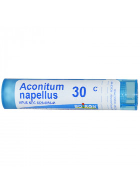 Boiron, Single Remedies, Aconitum Napellus, 30C, Approx 80 Pellets