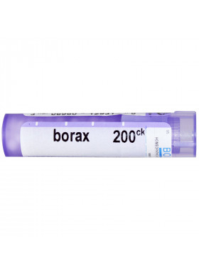 Boiron, Single Remedies, Borax, 200 CK, Approx 80 Pellets