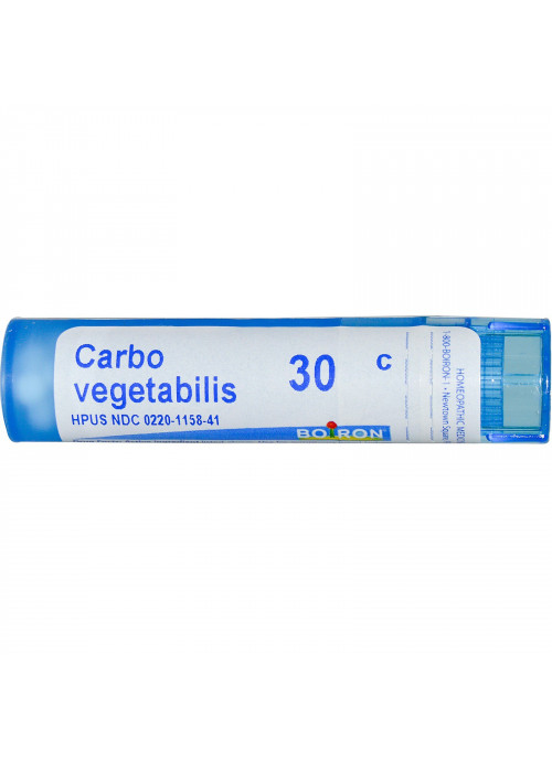 Boiron, Single Remedies, Carbo Vegetabilis, 30C, Approx 80 Pellets