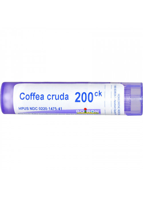 Boiron, Single Remedies, Coffea Cruda, 200CK, Approx 80 Pellets