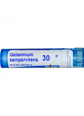 Boiron, Single Remedies, Gelsemium Sempervirens, 30C, Approx 80 Pellets