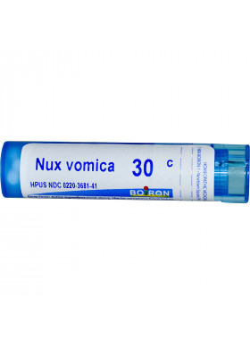 Boiron, Single Remedies, Nux Vomica, 30C, Approx 80 Pellets