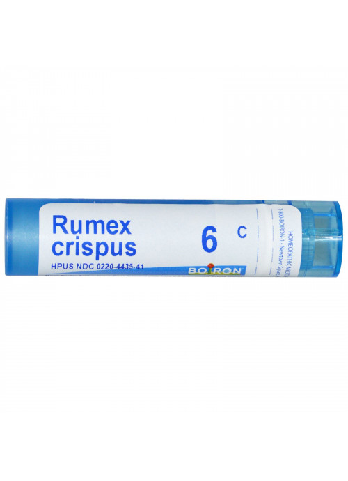 Boiron, Single Remedies, Rumex Crispus, 6C, Approx 80 Pellets