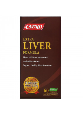 Catalo Naturals, Extra Liver Formula, 60 Vegetarian Capsules