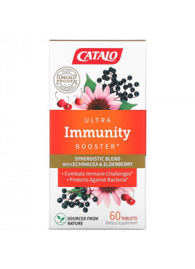 Catalo Naturals, Ultra Immunity Booster, Echinacea & Elderberry Blend,  60 Tablets