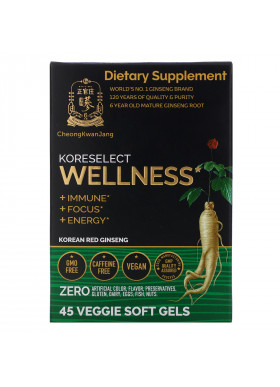 Cheong Kwan Jang, Koreselect, Wellness, 45 Veggie Soft Gels