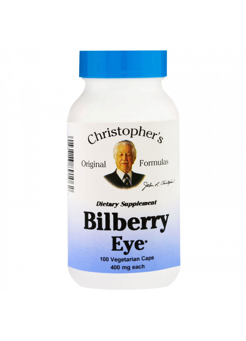 Christopher's Original Formulas, Bilberry Eye, 400 mg, 100 Vegetarian Caps