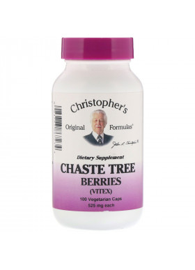 Christopher's Original Formulas, Chaste Tree Berries (Vitex), 525 mg, 100 Vegetarian Caps