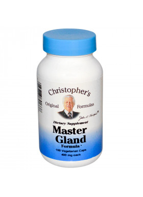 Christopher's Original Formulas, Master Gland Formula, 400 mg, 100 Vegetarian Caps