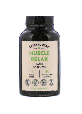 Crystal Star, Muscle Relax, 60 Vegetarian Capsules