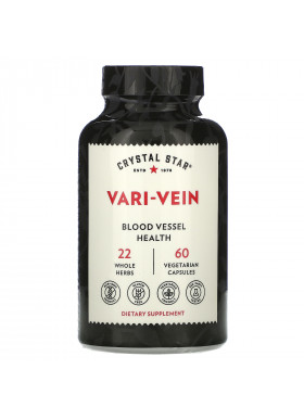 Crystal Star, Vari-Vein, 60 Vegetarian Capsules