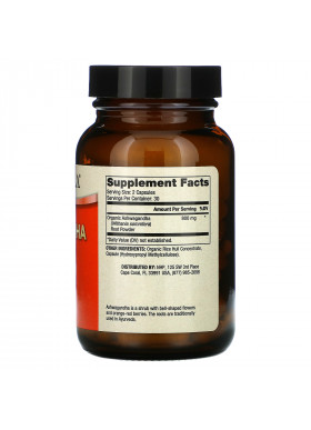 Dr. Mercola, Ashwaganda, 60 Capsules