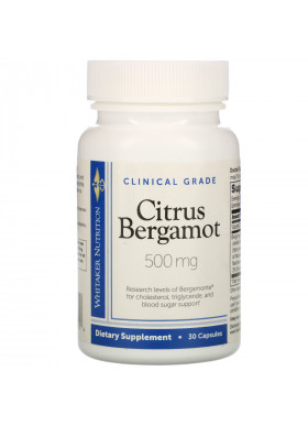 Dr. Whitaker, Clinical Grade, Citrus Bergamot, 500 mg, 30 Capsules