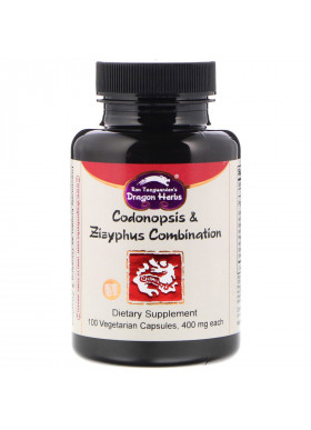 Dragon Herbs, Codonopsis & Zizyphus Combination, 400 mg, 100 Veggie Caps