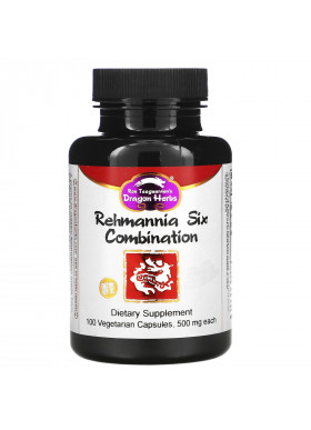 Dragon Herbs, Rehmannia Six Combination, 500 mg, 100 Vegetarian Capsules