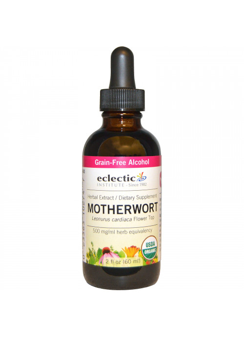 Eclectic Institute, Motherwort, 2 fl oz (60 ml)