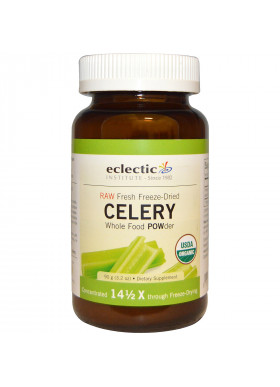 Eclectic Institute, Raw Fresh Freeze-Dried, Celery, Whole Food POWder, 3.2 oz (90 g)