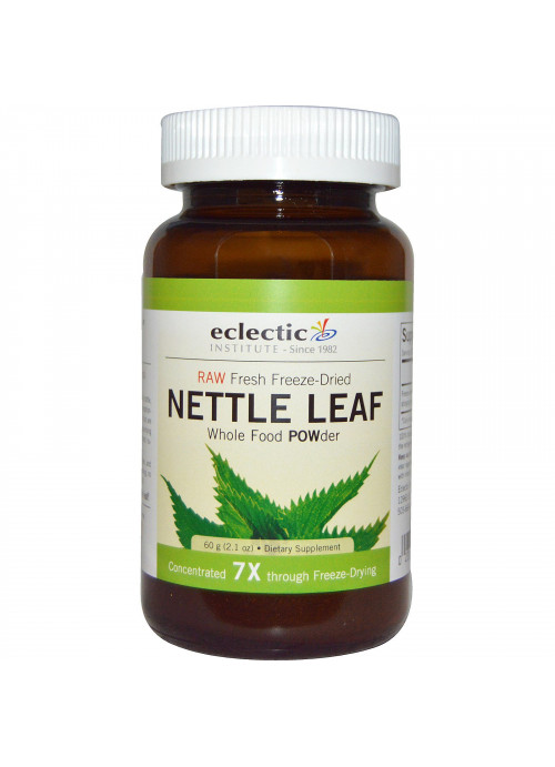 Eclectic Institute, Raw Fresh Freeze-Dried, Nettle Leaf, Whole Food POWder, 2.1 oz (60 g)