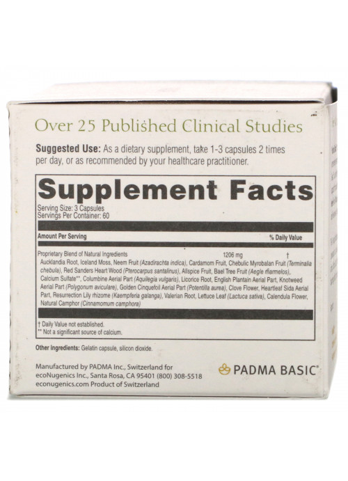 Econugenics, Padma Basic, 180 Capsules