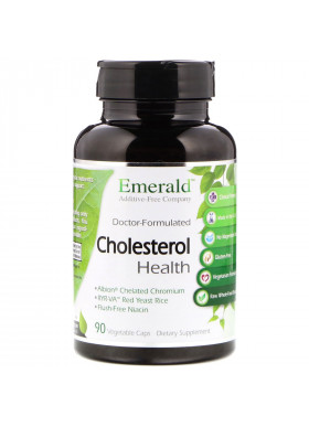 Emerald Laboratories, Cholesterol Health, 90 Vegetable Caps