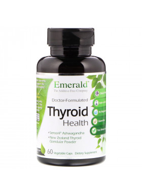 Emerald Laboratories, Thyroid Health, 60 Vegetable Caps