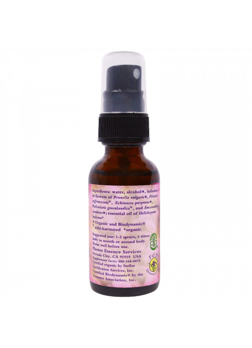 Flower Essence Services, Magenta Self-Healer, Flower Essence & Essential Oil, 1 fl oz (30 ml)