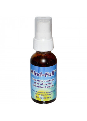 Flower Essence Services, Mind-Full, Flower Essence & Essential Oil, 1 fl oz (30ml)