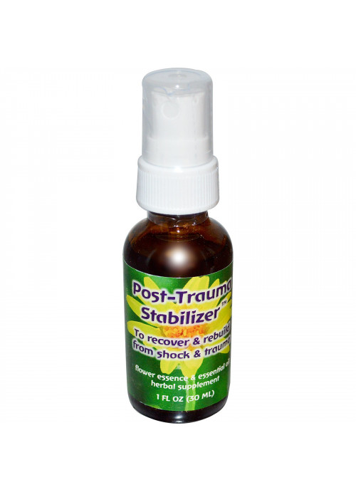 Flower Essence Services, Quintessentials, Post-Trauma Stabilizer, Flower Essence & Essential Oil, 1 fl oz (30 ml)