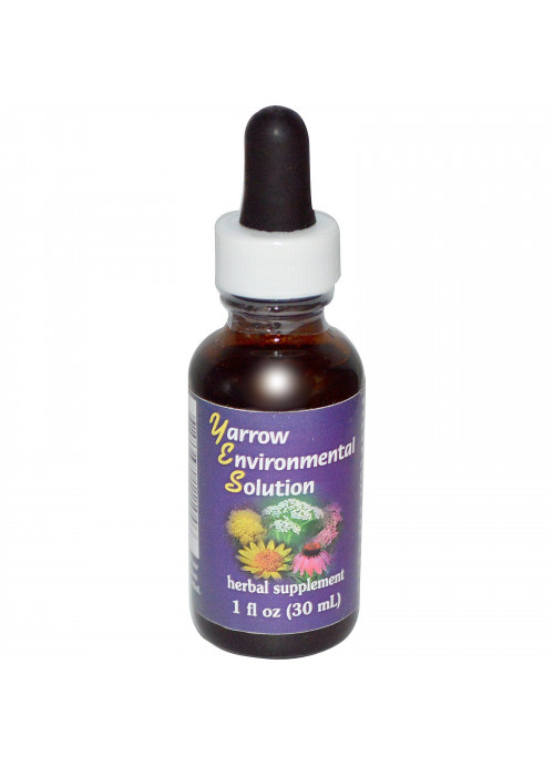Flower Essence Services, Yarrow Environmental Solution, 1 fl oz (30 ml)