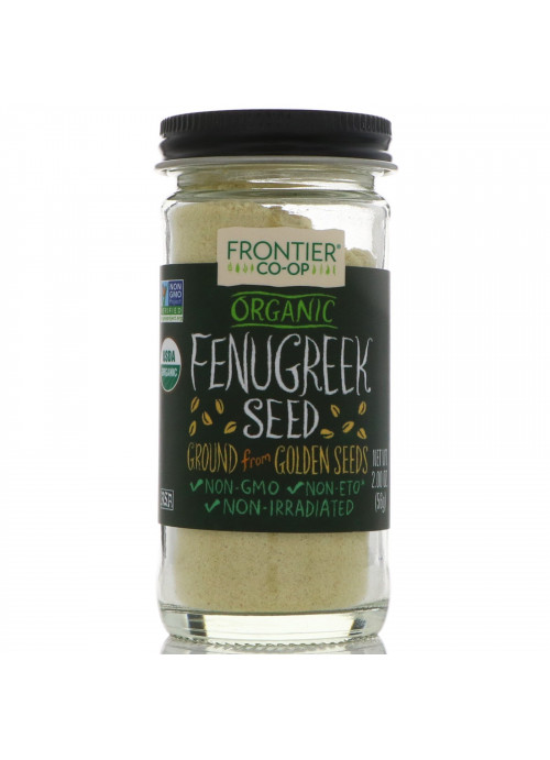 Frontier Natural Products, Organic Fenugreek Seed, Ground, 2.00 oz (56 g)