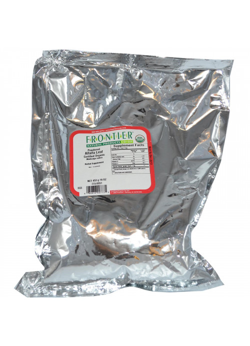 Frontier Natural Products, Organic Powdered Alfalfa Leaf, 16 oz (453 g)