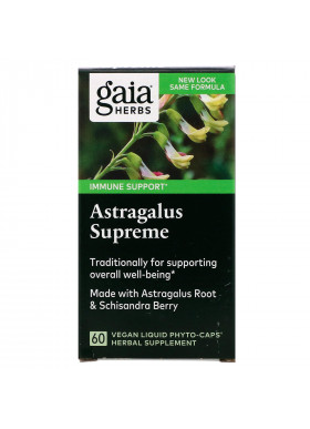 Gaia Herbs, Astragalus Supreme, 60 Vegan Liquid Phyto-Caps