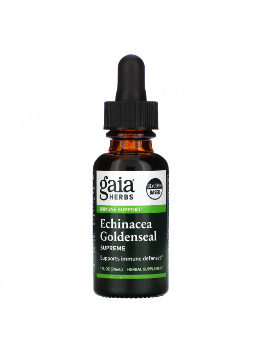 Gaia Herbs, Echinacea Goldenseal Supreme, 1 fl oz (30 ml)