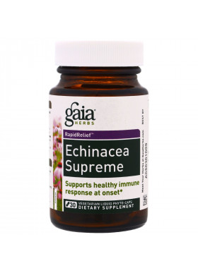 Gaia Herbs, Echinacea Supreme, 30 Vegetarian Liquid Phyto-Caps