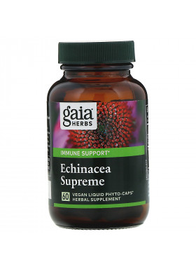 Gaia Herbs, Echinacea Supreme, 60 Vegan Liquid Phyto-Caps