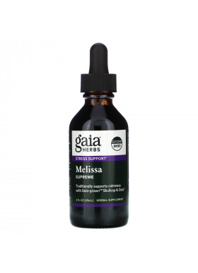 Gaia Herbs, Melissa Supreme, 2 fl oz (59 ml)