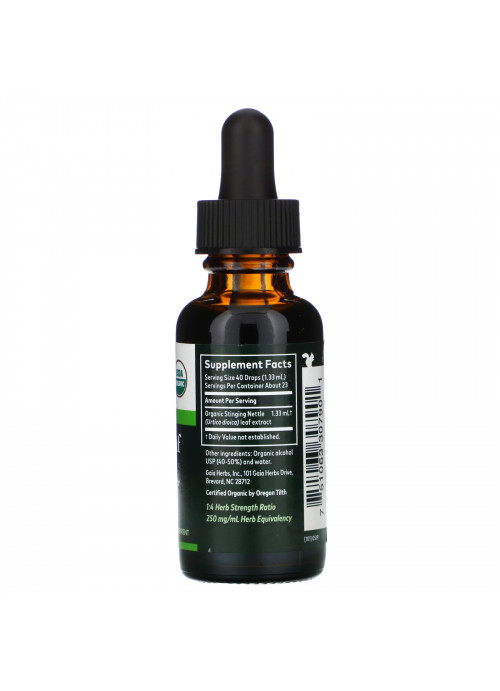 Gaia Herbs, Nettle Leaf, 1 fl oz (30 ml)