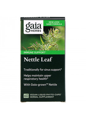 Gaia Herbs, Nettle Leaf, 60 Vegan Liquid Phyto-Caps