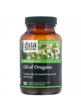 Gaia Herbs, Oil of Oregano, 120 Vegan Liquid Phyto-Caps