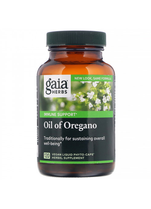 Gaia Herbs, Oil of Oregano, 120 Vegan Liquid Phyto-Caps