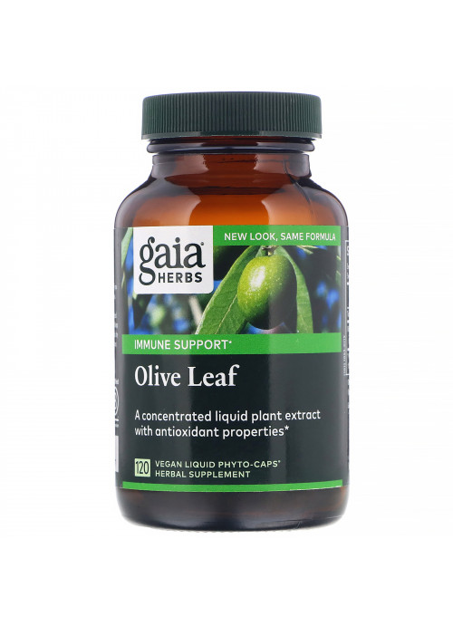 Gaia Herbs, Olive Leaf, 120 Vegan Liquid Phyto-Caps