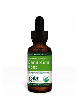 Gaia Herbs, Certified Organic, Dandelion Root, 1 fl oz (30 ml)