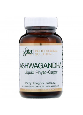 Gaia Herbs Professional Solutions, Ashwagandha, 60 Liquid-Filled Capsules