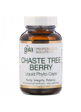 Gaia Herbs Professional Solutions, Chaste Tree Berry, 60 Liquid-Filled Capsules