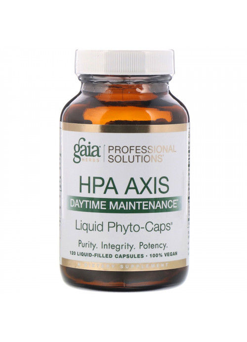 Gaia Herbs Professional Solutions, HPA Axis, Daytime Maintenance, 120 Liquid-Filled Capsules