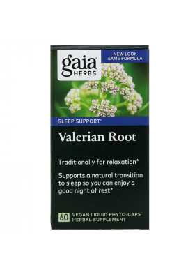 Gaia Herbs, Valerian Root, 60 Vegan Liquid Phyto-Caps