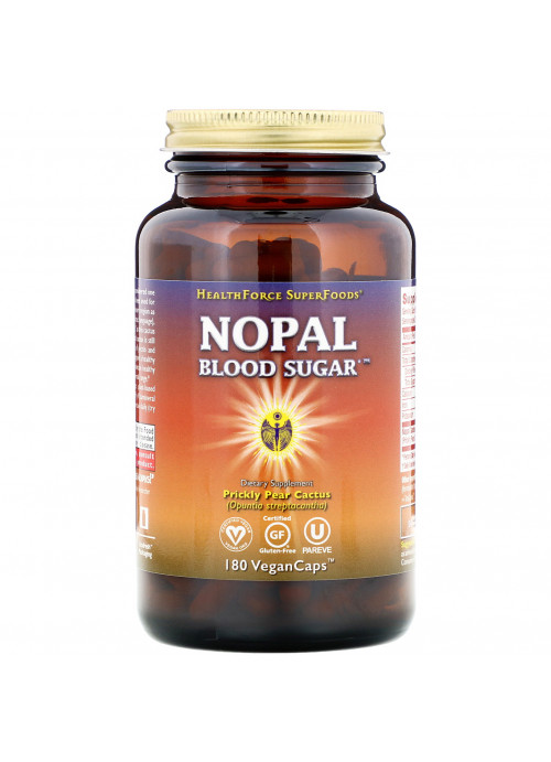 HealthForce Superfoods, Nopal Blood Sugar, 180 VeganCaps