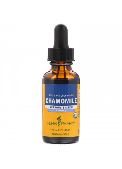 Herb Pharm, Organic Chamomile, 1 fl oz (30 ml)